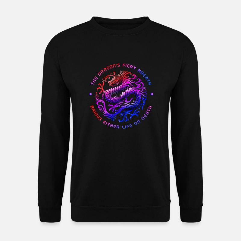 Le Dragon - Sweat-shirt Unisexe - noir