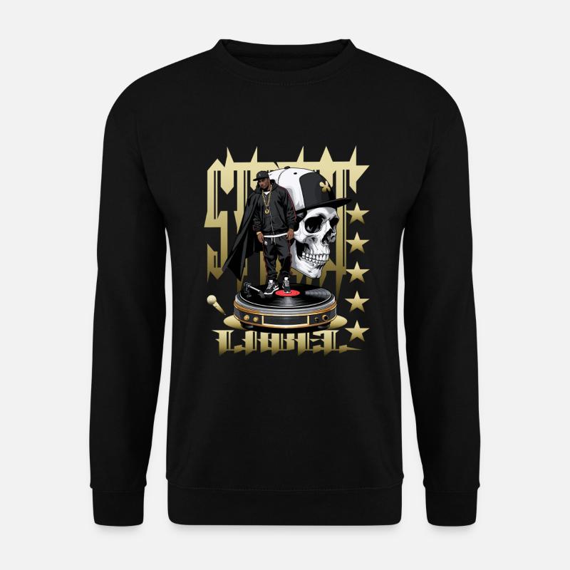 Straßen Rapper - Unisex Pullover - Schwarz