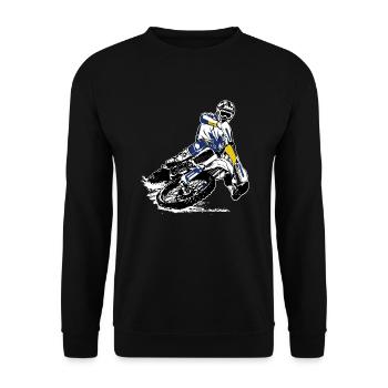 Enduro - Offroad Racer - Unisex Pullover - Schwarz - Vorne - Alina (178cm) & Michal (187cm)