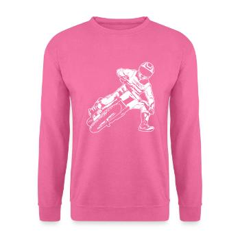 Flat Track Racer - Speedway - Sweat-shirt Unisexe - rose - Devant