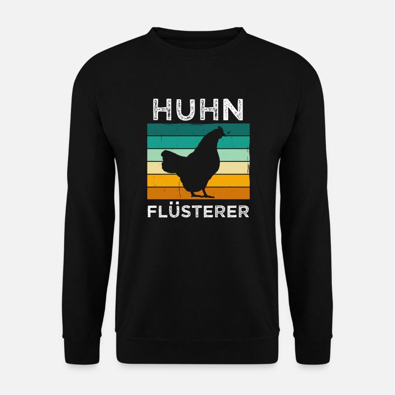 Huhn flüsterer - Unisex Pullover - Schwarz