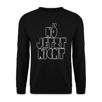 Lower Austria not now - Unisex Sweatshirt - black - Front - Alina (178cm) & Michal (187cm)