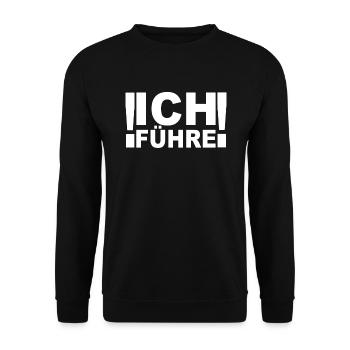 I lead the dance. - Unisex Sweatshirt - black - Front - Alina (178cm) & Michal (187cm)