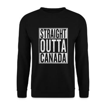 L’offre De La Terre Canada - Sweat-shirt Unisexe - noir - Devant - Alina (178cm) & Michal (187cm)