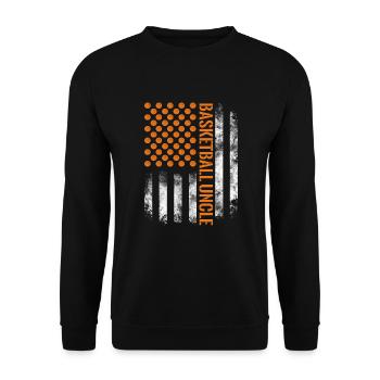 Meilleur basketteur oncle cadeau ballsport plaisir - Sweat-shirt Unisexe - noir - Devant - Alina (178cm) & Michal (187cm)