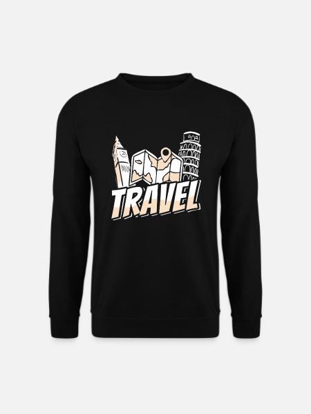 Travel - Unisex Sweatshirt - black
