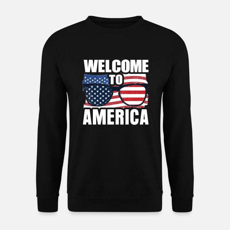 Welcome to America - Unisex Sweatshirt - black
