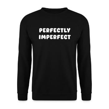 Parfaitement imparfait - Sweat-shirt Unisexe - noir - Devant - Alina (178cm) & Michal (187cm)