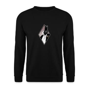 Bonjour Mme Jones - Sweat-shirt Unisexe - noir - Devant - Alina (178cm) & Michal (187cm)