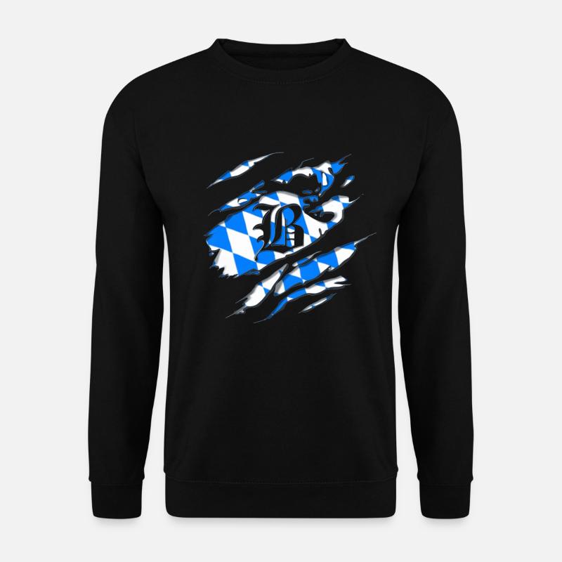 Bavaria torn up - Unisex Sweatshirt - black