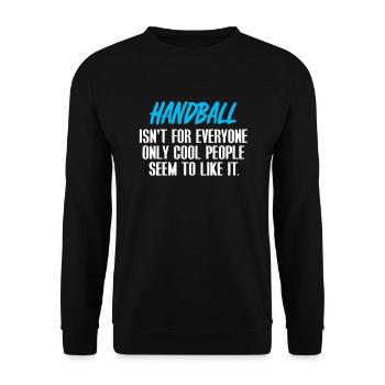handball - Sweat-shirt Unisexe - noir - Devant - Alina (178cm) & Michal (187cm)
