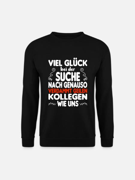 Kollege Kollegin Abschied - Unisex Pullover - Schwarz