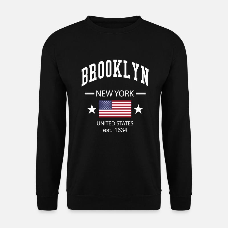 Brooklyn - Unisex Pullover - Schwarz