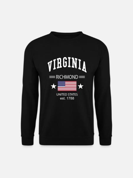 Virginia - Unisex Sweatshirt - black