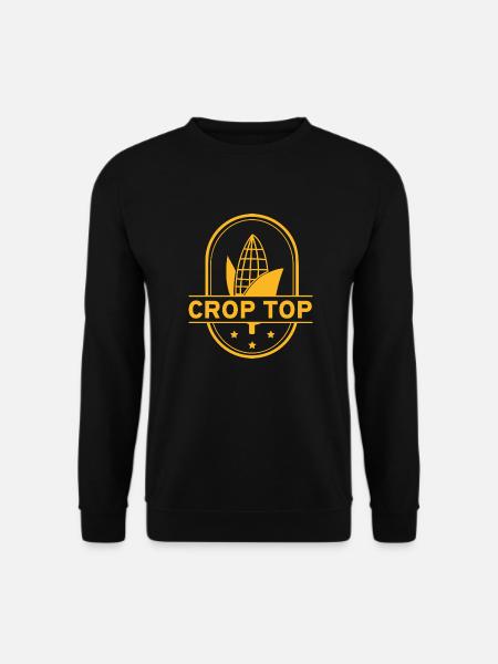 Crop-Top - Unisex Pullover - Schwarz