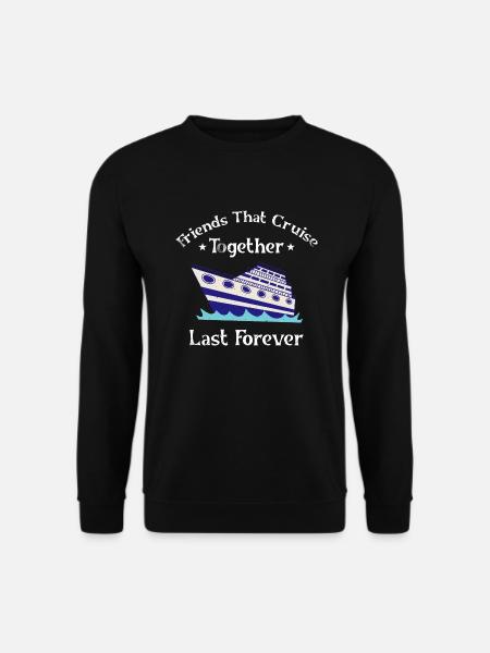 Kreuzfahrt mit Freunden Kreuzfahrtschiff - Unisex Pullover - Schwarz