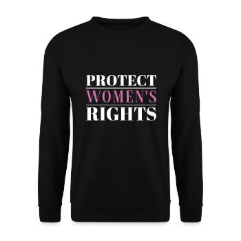 Protéger les droits des femmes - Sweat-shirt Unisexe - noir - Devant - Alina (178cm) & Michal (187cm)