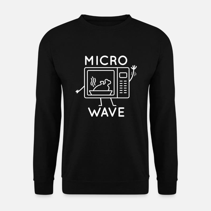 Micro Wave - Unisex Sweatshirt - black