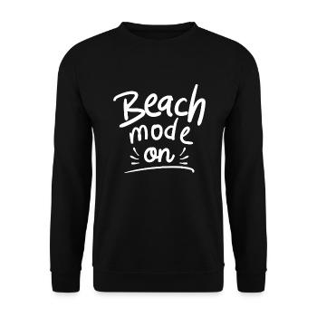 Mode Plage activé - Sweat-shirt Unisexe - noir - Devant - Alina (178cm) & Michal (187cm)