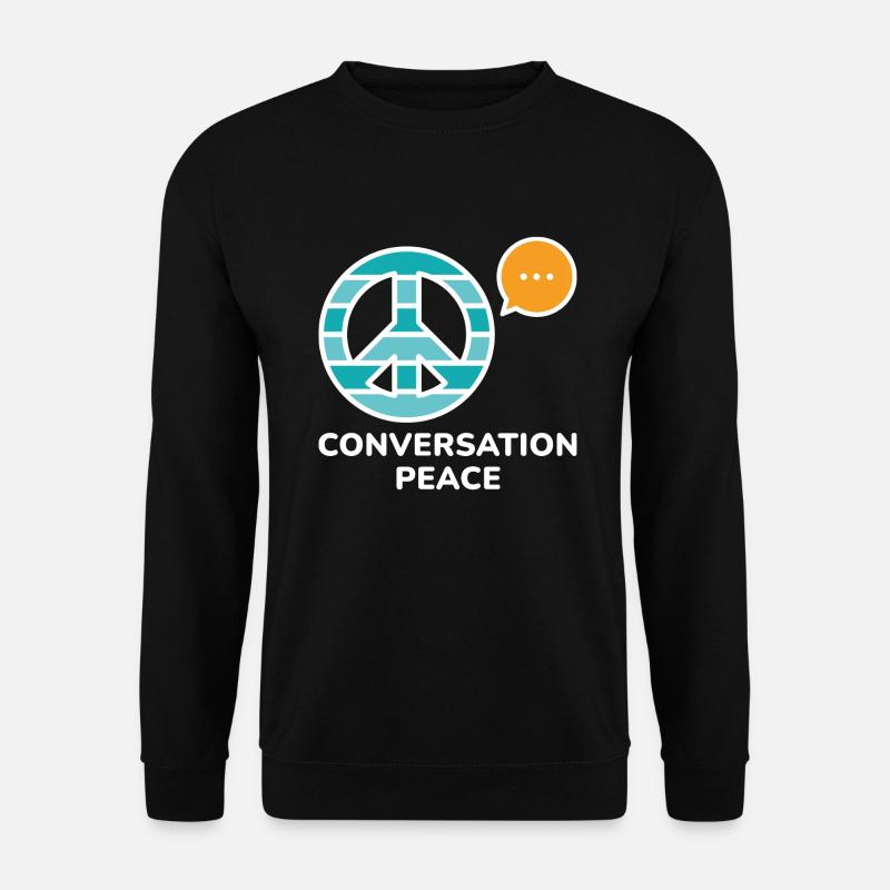 Conversation Peace - Unisex Sweatshirt - black