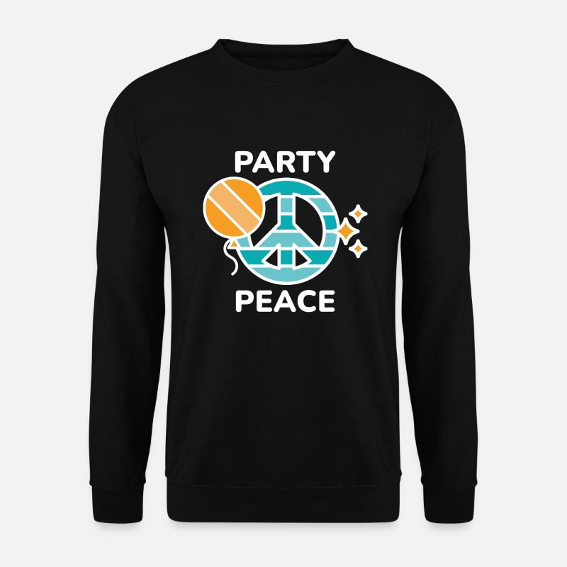 Paix du parti - Sweat-shirt Unisexe - noir