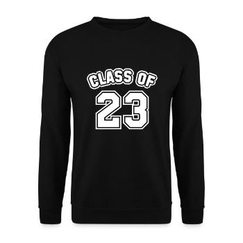 Class Of 23 - Unisex Sweatshirt - black - Front - Alina (178cm) & Michal (187cm)