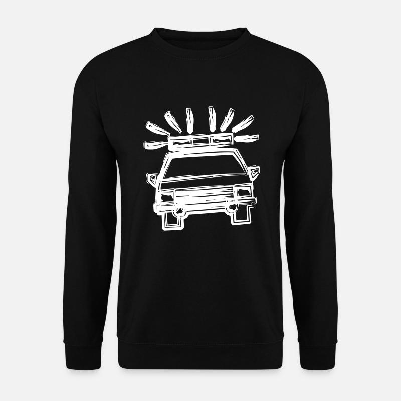 Polizeiauto - Unisex Pullover - Schwarz