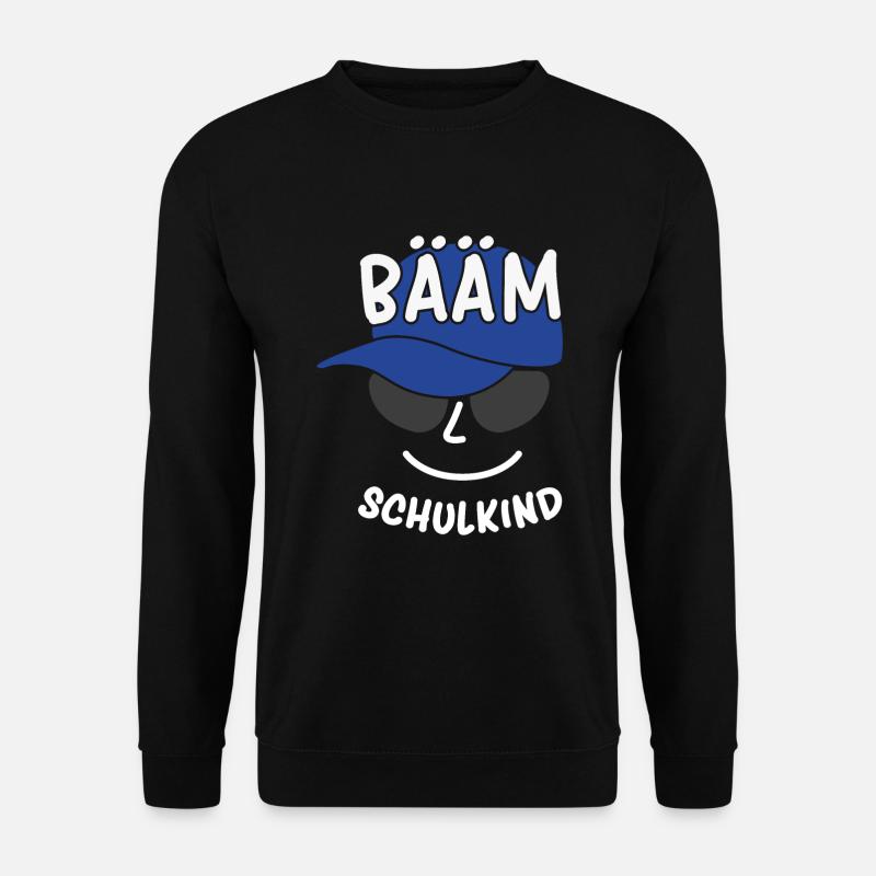 Bääm Schulkind cooler Erstklässler Spruch - Unisex Pullover - Schwarz