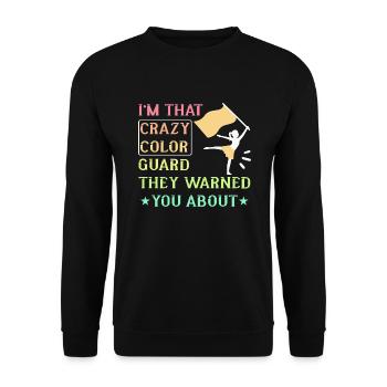 Color Guard - Unisex Sweatshirt - black - Front - Alina (178cm) & Michal (187cm)