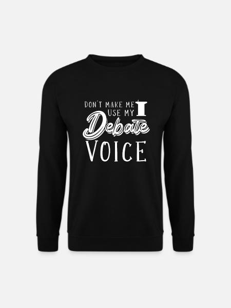 Debating Debate Arguing - Unisex Sweatshirt - black