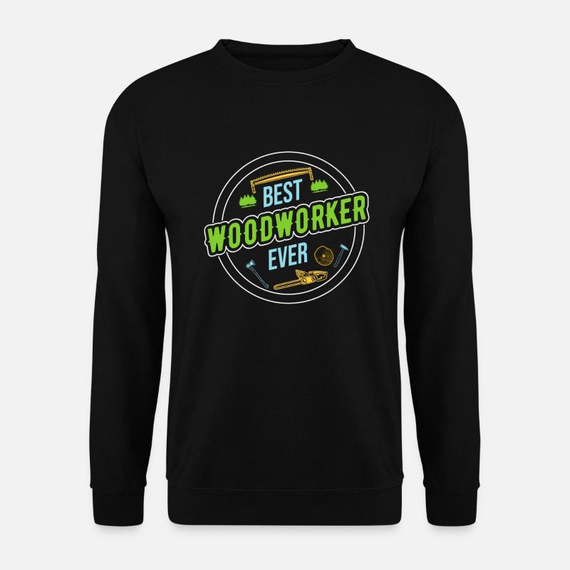 Bûcheron Bûcheron Tronçonneuse - Sweat-shirt Unisexe - noir