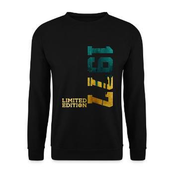 49E ANNIVERSAIRE ÉDITION LIMITÉE 1977 - Sweat-shirt Unisexe - noir - Devant - Alina (178cm) & Michal (187cm)