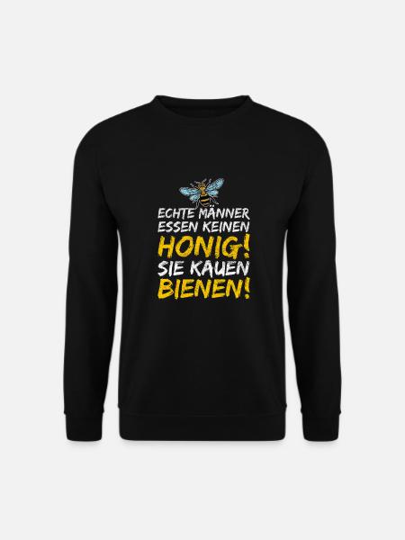 Imker Bienenstock Imkerei Bienen Honig Spruch - Unisex Pullover - Schwarz