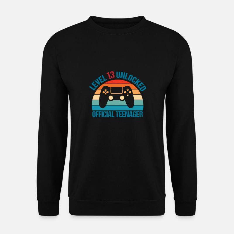 Level 13 Unlocked - Unisex Pullover - Schwarz