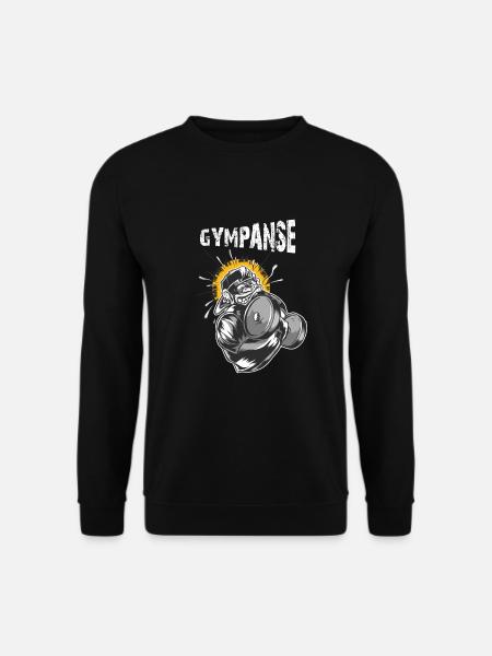 Gympanse - Unisex Pullover - Schwarz