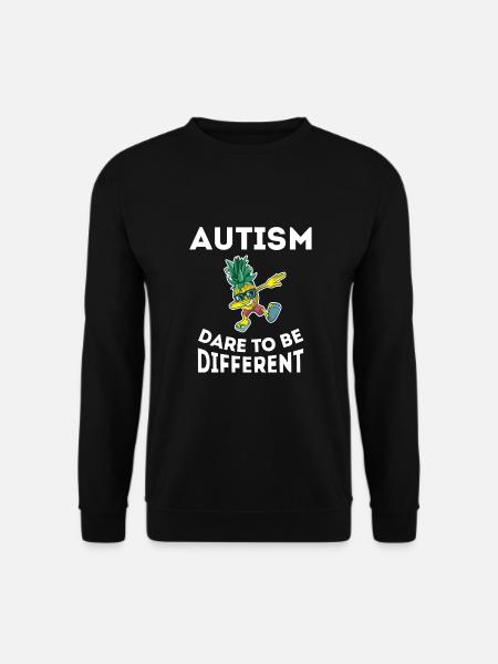 Autism Asperger's Acceptance World Autism Day - Unisex Sweatshirt - black