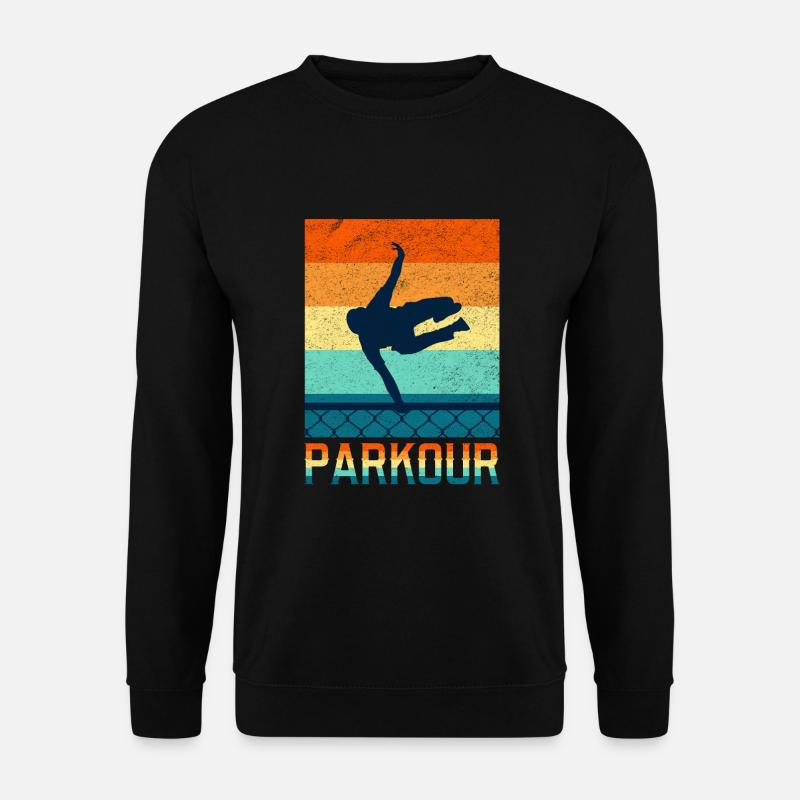 Parkour Freerunner Parkour Runner Hunternissläufer - Unisex Sweatshirt - black