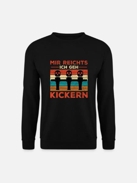 Tischfußball Kickern Tischkicker Sportler Kicker - Unisex Pullover - Schwarz