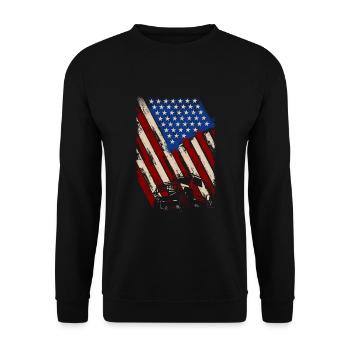 Off Roading QUAD ATV Apparel Off Road QUAD ATV - Unisex Sweatshirt - black - Front - Alina (178cm) & Michal (187cm)
