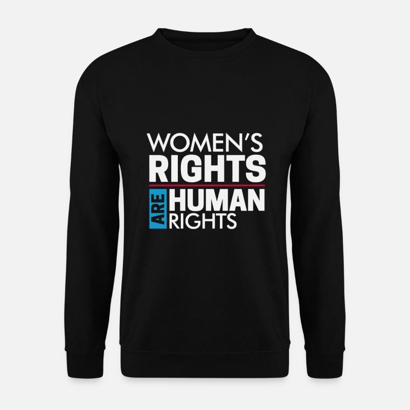 Frauenrechte Sind Menschenrechte - Unisex Pullover - Schwarz