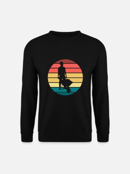Construction worker - Unisex Sweatshirt - black