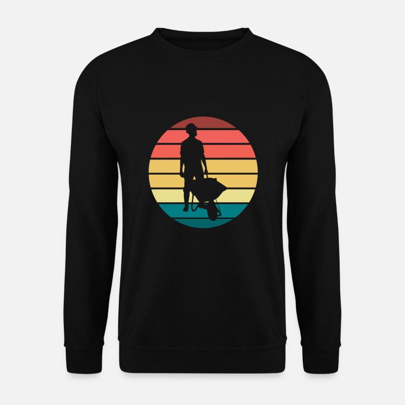 Ouvrier du bâtiment - Sweat-shirt Unisexe - noir