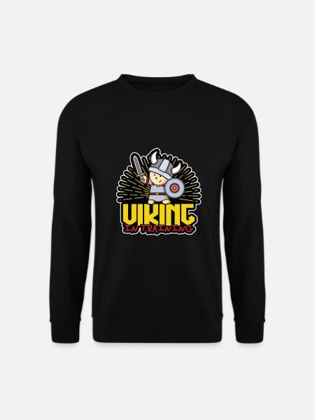 Viking in Training - Unisex Sweatshirt - black
