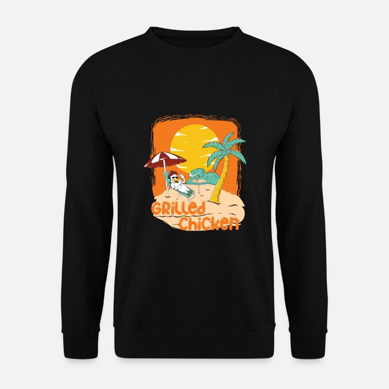 Grilled Chicken - Unisex Sweatshirt - black