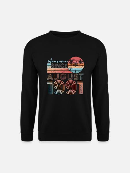 Super since August 1991 - Unisex Sweatshirt - black