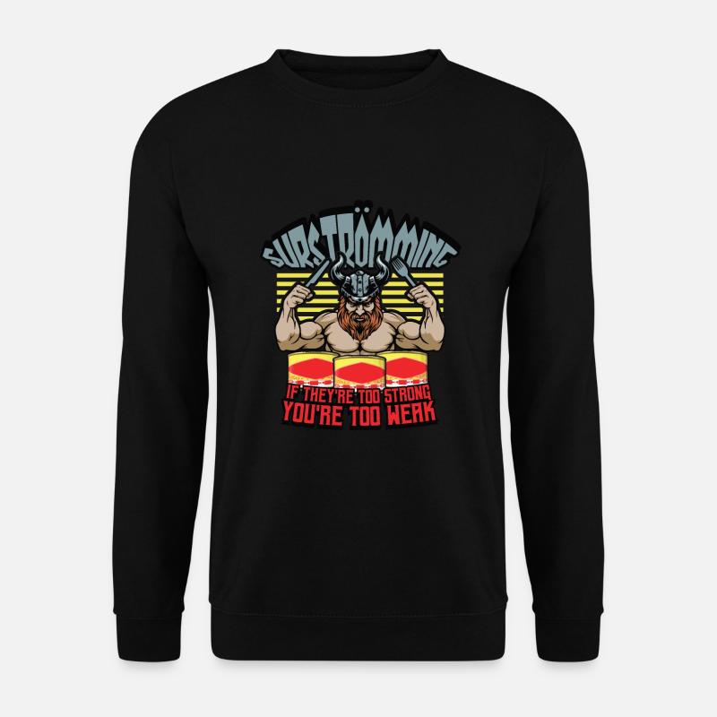 Surströmming - Unisex Pullover - Schwarz