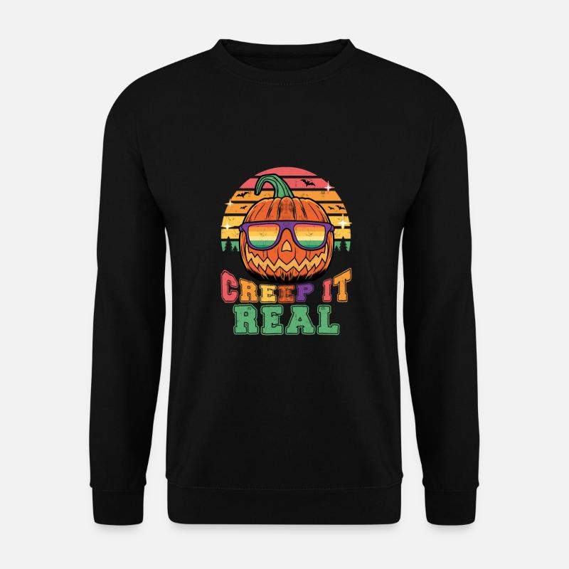 Crawl it real - Sweat-shirt Unisexe - noir
