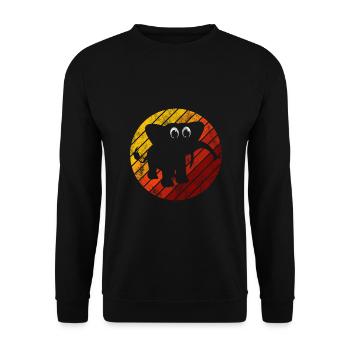 Eléphant éléphant pour enfants - Sweat-shirt Unisexe - noir - Devant - Alina (178cm) & Michal (187cm)