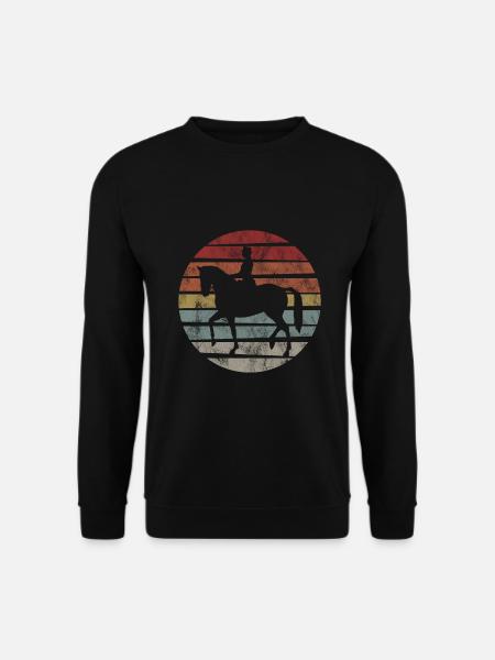 Dressur Dressurreiten Dressurreiter Reiten Pferd - Unisex Pullover - Schwarz