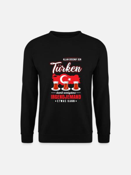 Türkei Türke Türke Türkischer Schwarze Tee - Unisex Pullover - Schwarz
